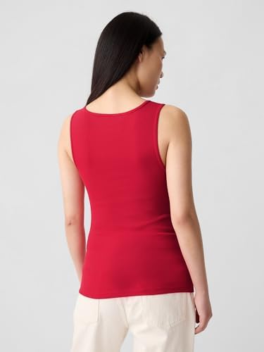 Gap Womens Ribbed Tank Top Logo