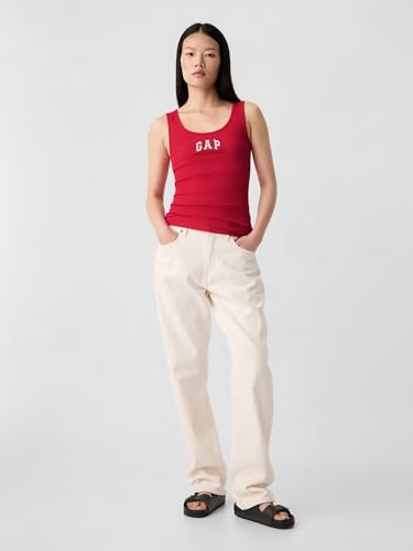 Gap Womens Ribbed Tank Top Logo