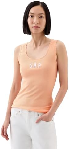 Gap Womens Ribbed Tank Top Logo