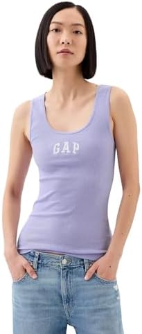Gap Womens Ribbed Tank Top Logo