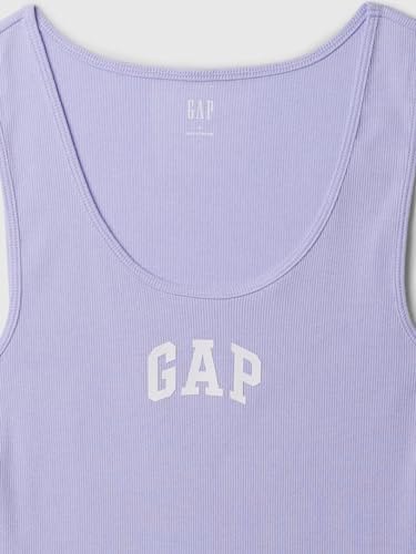 Gap Womens Ribbed Tank Top Logo