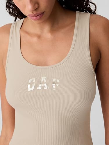 Gap Womens Ribbed Tank Top Logo