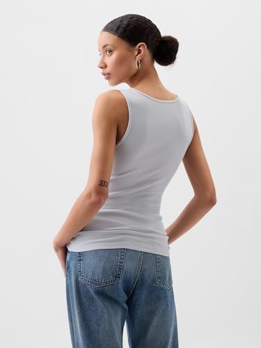 Gap Womens Ribbed Tank Top Logo