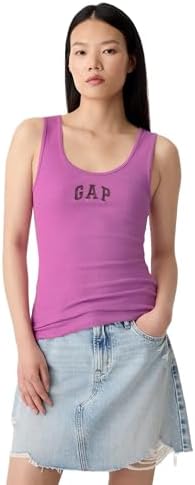 Gap Womens Ribbed Tank Top Logo
