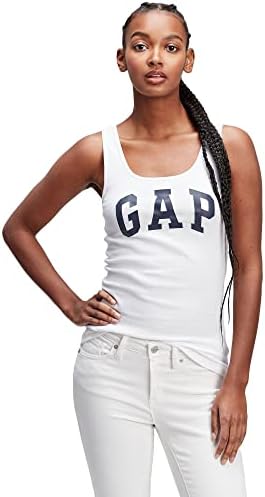 Gap Womens Ribbed Tank Top Logo