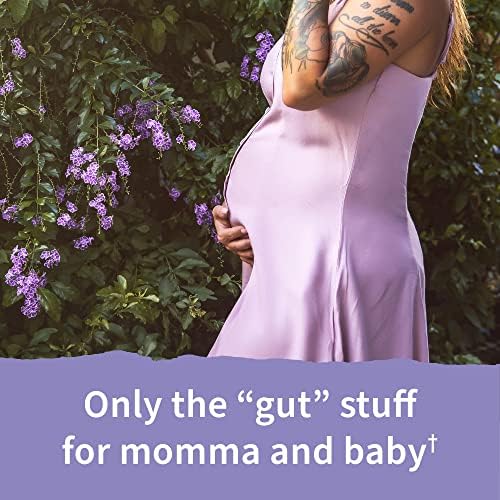 Garden of Life Dr  Formulated Probiotics Once Daily Prenatal   Acidophilus and Bifidobacteria Probiotic Support for Mom and Baby   Shelf Stable   Gluten  Dairy  and Soy Free   30 Vegetarian Capsules