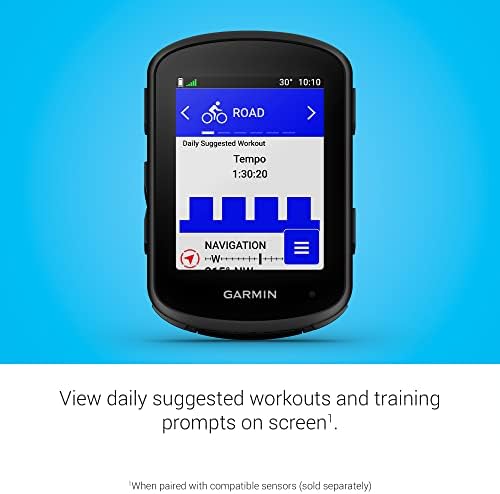 Garmin Edge 840  Compact GPS Cycling Computer with Touchscreen and Buttons  Targeted Adaptive Coaching  Advanced Navigation and More