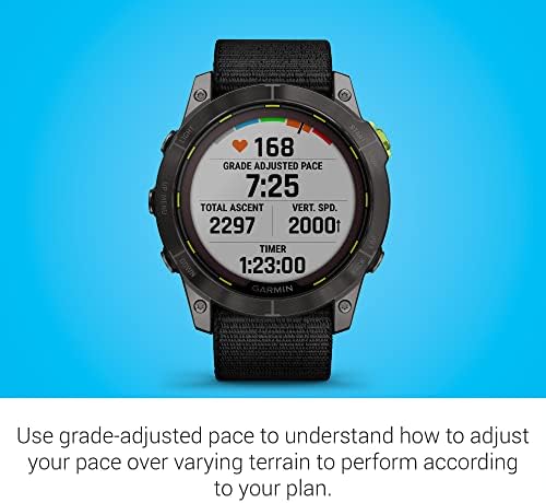 Garmin Enduro  2   Ultraperformance Watch  Long Lasting GPS Battery Life  Solar Charging  Preloaded Maps