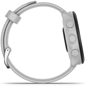 Garmin Forerunner 55, reloj para correr con GPS con entrenamientos diarios sugeridos, hasta 2 semanas de duración de la batería, color blanco