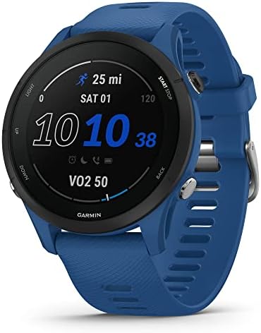 Garmin Forerunner  255  GPS Running Smartwatch  Advanced Insights  Long Lasting Battery  Slate Gray