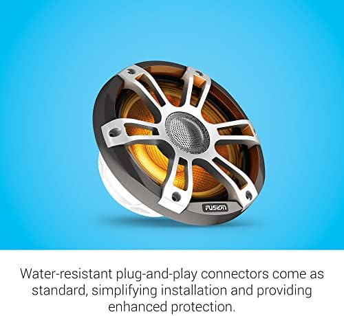 Garmin Fusion  Signature Series 3i Marine Coaxial Speakers  7 7 280 watt CRGBW Coaxial Sports Gray Marine Speakers  Pair 