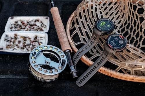 Garmin Instinct 3 45mm AMOLED Display Outdoor GPS Smartwatch  Metal Reinforced Bezel  Built in Flashlight  18 Days Battery Life  Black  010 02936 00  with Earbuds Bundle