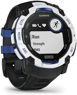Garmin Instinct  3 45mm  Solar Charged Display  Rugged Outdoor GPS Smartwatch  Metal Reinforced Bezel  Built in Flashlight  Black