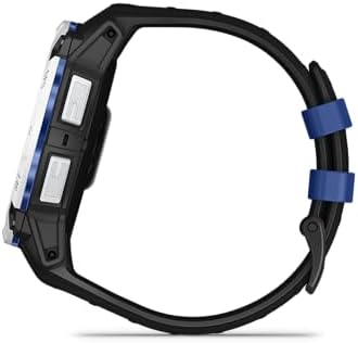 Garmin Instinct  3 45mm  Solar Charged Display  Rugged Outdoor GPS Smartwatch  Metal Reinforced Bezel  Built in Flashlight  Black