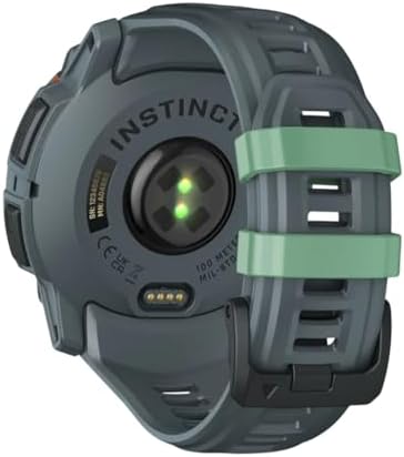 Garmin Instinct  3 45mm  Solar Charged Display  Rugged Outdoor GPS Smartwatch  Metal Reinforced Bezel  Built in Flashlight  Black