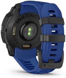 Garmin Instinct  3 45mm  Solar Charged Display  Rugged Outdoor GPS Smartwatch  Metal Reinforced Bezel  Built in Flashlight  Black