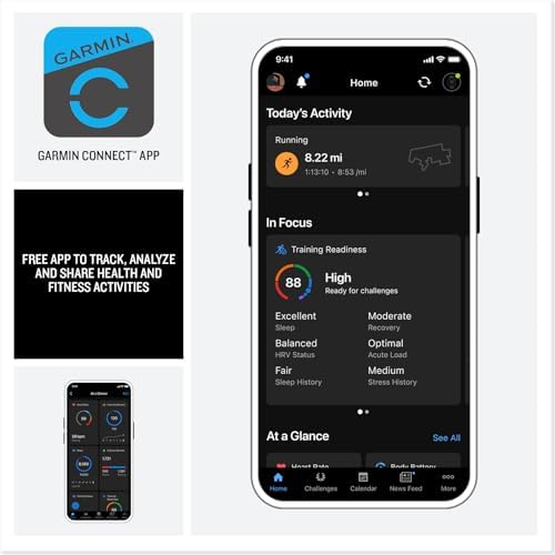 Garmin  Forerunner  570  47mm  Advanced GPS Running and Triathlon Smartwatch  AMOLED Display  Training and Recovery Features  Slate Gray Aluminum with Translucent Black/Black Band