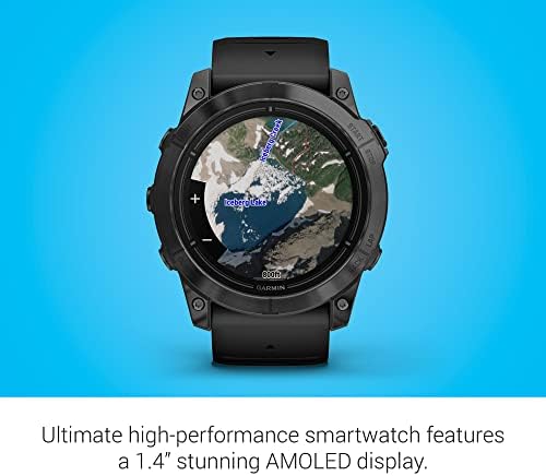 Garmin epix Pro  Gen 2  Sapphire Edition  47mm  High Performance Smartwatch  Advanced Training Technology  Built in Flashlight  Black