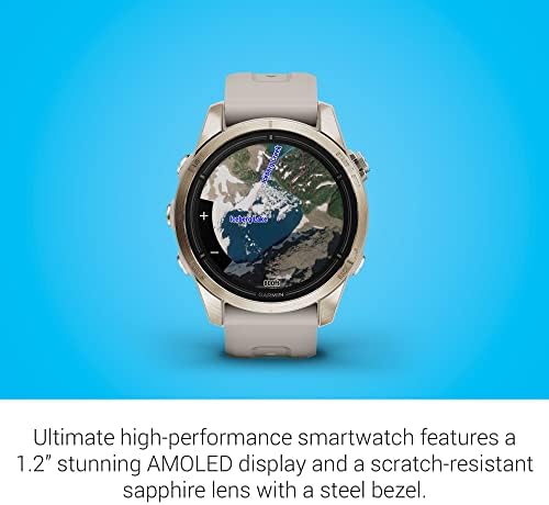 Garmin epix Pro  Gen 2  Sapphire Edition  47mm  High Performance Smartwatch  Advanced Training Technology  Built in Flashlight  Black