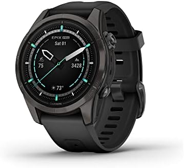 Garmin epix Pro  Gen 2  Sapphire Edition  47mm  High Performance Smartwatch  Advanced Training Technology  Built in Flashlight  Black