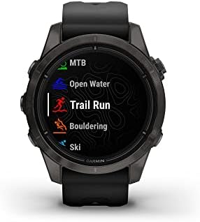 Garmin epix Pro  Gen 2  Sapphire Edition  47mm  High Performance Smartwatch  Advanced Training Technology  Built in Flashlight  Black
