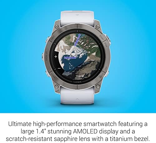 Garmin epix Pro  Gen 2  Sapphire Edition  47mm  High Performance Smartwatch  Advanced Training Technology  Built in Flashlight  Black