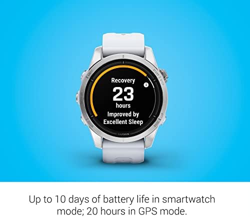 Garmin epix Pro  Gen 2  Sapphire Edition  47mm  High Performance Smartwatch  Advanced Training Technology  Built in Flashlight  Black