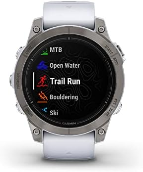 Garmin epix Pro  Gen 2  Sapphire Edition  47mm  High Performance Smartwatch  Advanced Training Technology  Built in Flashlight  Whitestone