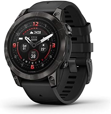 Garmin epix Pro  Gen 2  Sapphire Edition  47mm  High Performance Smartwatch  Advanced Training Technology  Built in Flashlight  Whitestone