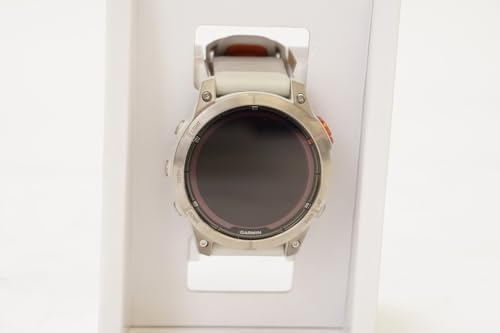 Garmin f nix 7X Pro Sapphire Solar  Multisport GPS Smartwatch  Built in Flashlight  Solar Charging Capability  Fog Gray/Ember Orange