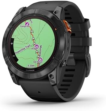 Garmin f nix 7X Pro   Solar Edition  No Wi Fi  Multisport GPS Smartwatch  Built in Flashlight  Solar Charging Capability