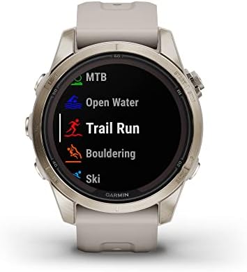 Garmin f nix 7 Pro Sapphire Solar  Multisport GPS Smartwatch  Built in Flashlight  Solar Charging Capability  Black