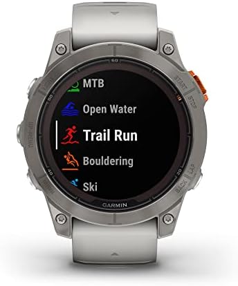 Garmin f nix 7 Pro Sapphire Solar  Multisport GPS Smartwatch  Built in Flashlight  Solar Charging Capability  Black