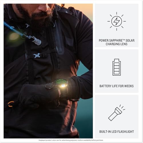 Garmin f nix  8   47mm  AMOLED  Premium Multisport GPS Smartwatch  Long Lasting Battery Life  Dive Rated  Built in LED Flashlight  Slate Gray with Black Band