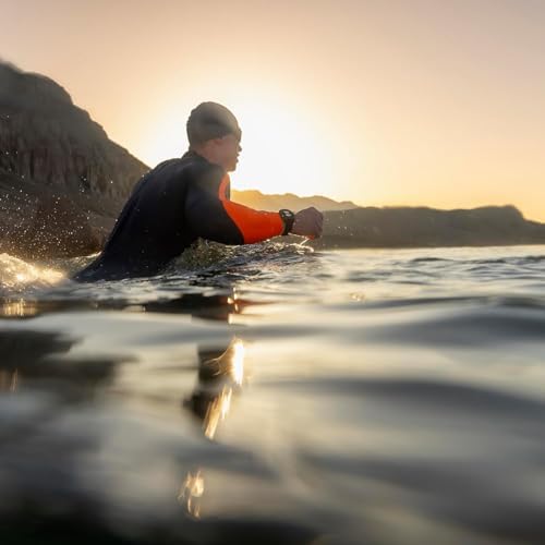 Garmin f nix  8   51 mm  Solar  Sapphire  Premium Multisport GPS Smartwatch  Long Lasting Battery Life  Dive Rated  Built in LED Flashlight  Carbon Gray DLC Titanium with Pebble Gray Band