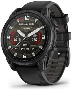 Garmin tactix  8 47mm  AMOLED Display  Premium Tactical GPS Smartwatch  Includes Applied Ballistics Ultralight  Solver