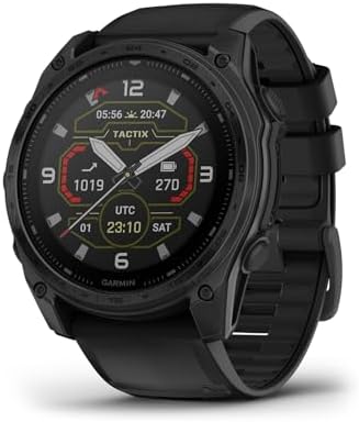 Garmin tactix  8 47mm  AMOLED Display  Premium Tactical GPS Smartwatch  Includes Applied Ballistics Ultralight  Solver