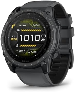 Garmin tactix  8 47mm  AMOLED Display  Premium Tactical GPS Smartwatch  Includes Applied Ballistics Ultralight  Solver