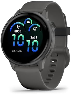 Garmin vívoactive  6 Health and Fitness GPS Smartwatch   AMOLED Display  Up to 11 Days Battery  Metallic Pink Dawn with Matching Band