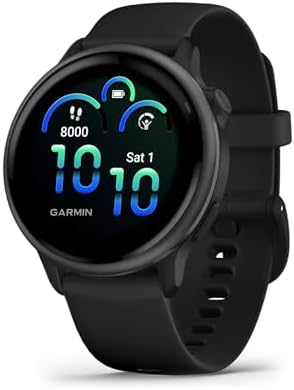 Garmin vívoactive  6 Health and Fitness GPS Smartwatch   AMOLED Display  Up to 11 Days Battery  Metallic Pink Dawn with Matching Band