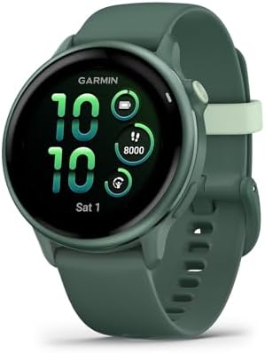 Garmin vívoactive  6 Health and Fitness GPS Smartwatch   AMOLED Display  Up to 11 Days Battery  Metallic Pink Dawn with Matching Band