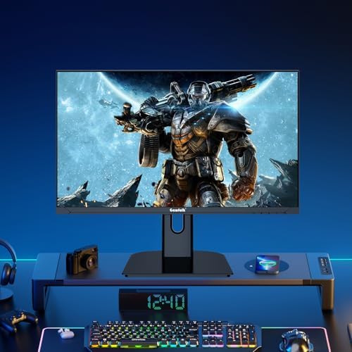 Gawfolk 27 inch 2K QHD 2560 1440  PC Screen  180Hz Gaming Monitor  1ms Without Bezel  FreeSync 100  sRGB  178  Wide Viewing Angle  HDMI2 0 DisplayPort  75   75MM Wall Mount Compatible   Black
