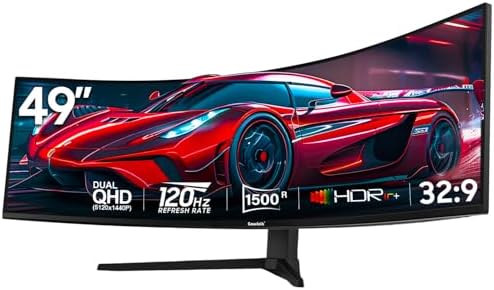 Gawfolk 27 inch Curved Gaming Monitor 144Hz/180Hz PC Monitor Full HD 1080P  Frameless 1800R Computer Display with FreeSync & Eye Care Technology  Wall Mountable  DP  HDMI Port  Black 