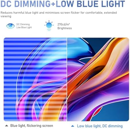 Gawfolk 27 inch IPS 2K QHD  2560 1440  Computer Monitor 75Hz Gaming PC Screen  1ms Adaptive Sync 100  sRGB  1 07 Billion Colours Built in Speaker Display 1 4 Port HDMI2 0  Black