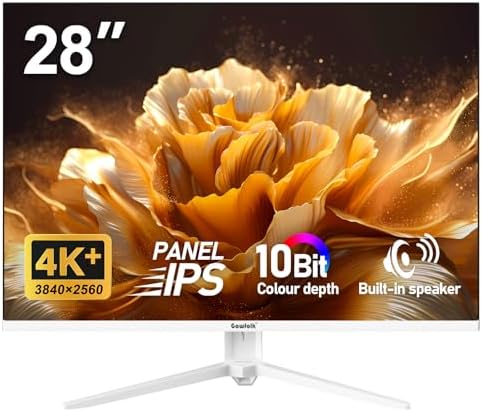 Gawfolk 27 inch IPS 2K QHD  2560 1440  Computer Monitor 75Hz Gaming PC Screen  1ms Adaptive Sync 100  sRGB  1 07 Billion Colours Built in Speaker Display 1 4 Port HDMI2 0  Black