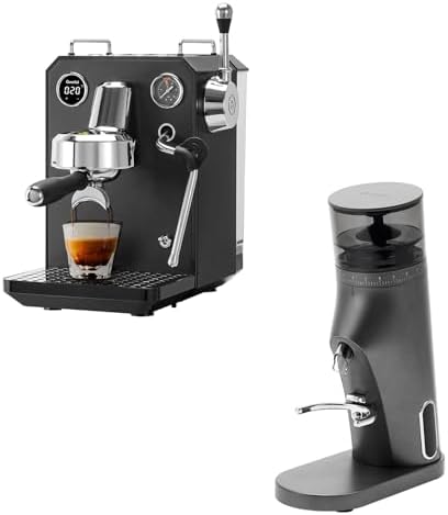 Gemilai G3006 Espresso Machine with Conical Burr Grinder Set   Professional Home Barista Bundle with PID Temp Control & 60 Grind Settings   Perfect for Lattes  Cappuccinos & Beginner Latte Art
