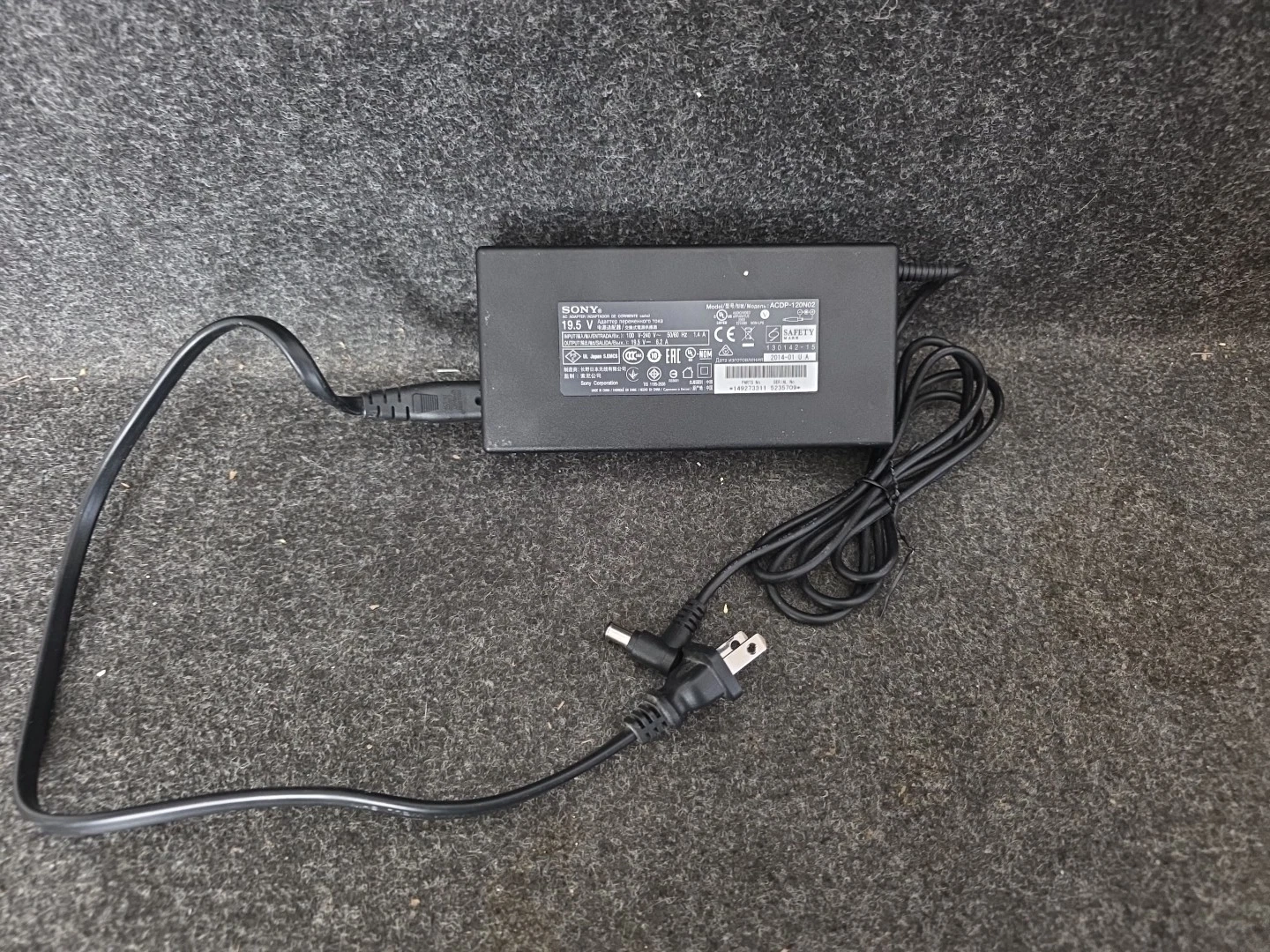 Genuine Sony AC Adapter ACDP 120N02 Output 19 5V 6 2 A Power Supply Adapter OEM