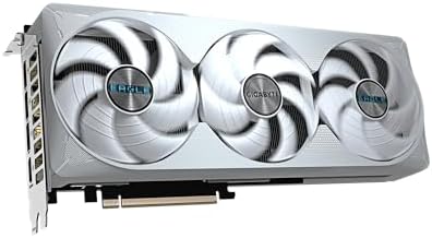 Gigabyte Tarjeta gráfica GeForce RTX 5070 Ti Eagle OC ICE SFF 16G - 16GB GDDR7, 256bit, PCI-E 5.0, 2542 MHz Core Clock, 3 x DP 2.1a, 1 x HDMI 2.1b, NVIDIA DLSS 4, GV-N507TEAGLEOC ICE-16GD