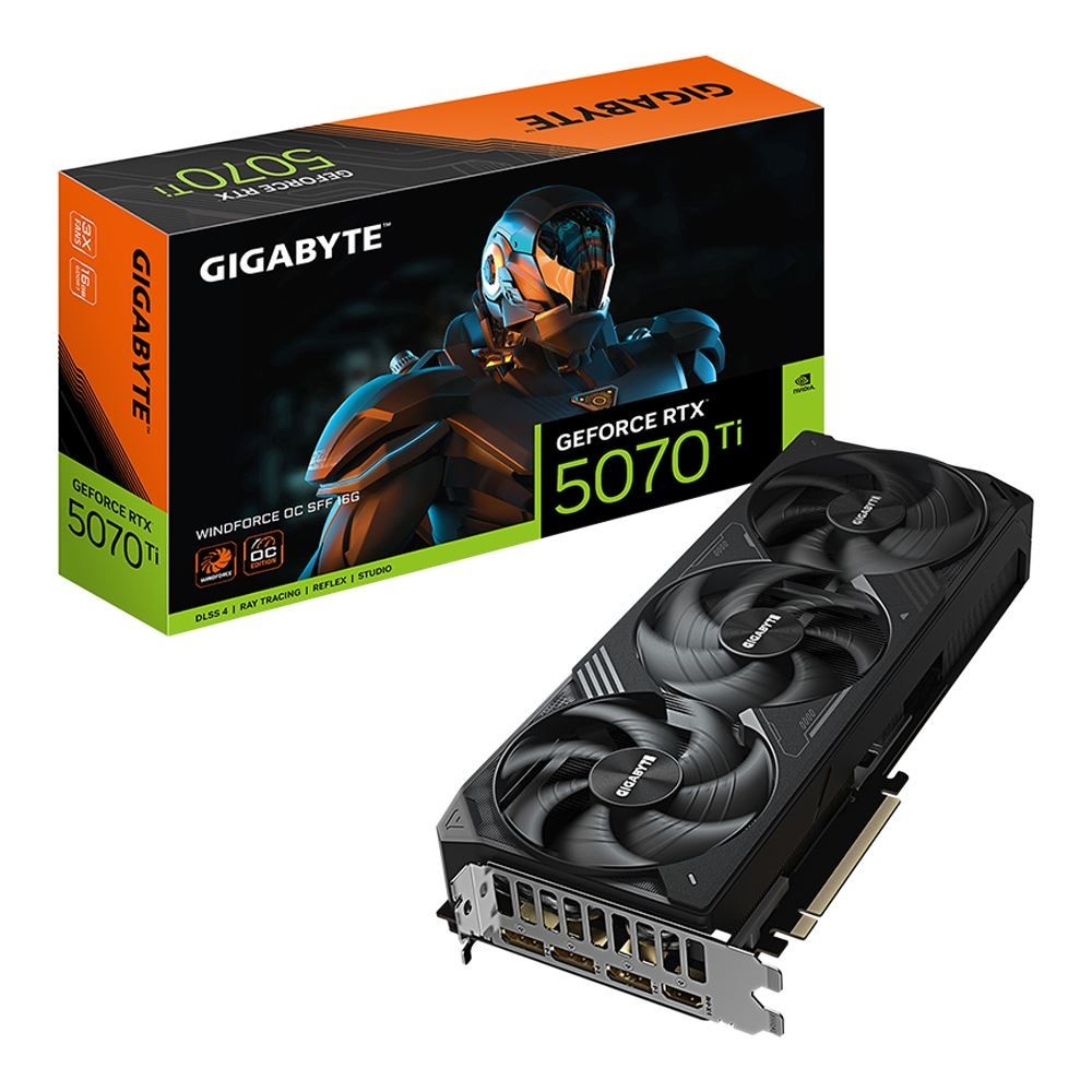 Gigabyte GeForce RTX 5070 Ti Windforce OC SFF 16GB GDDR7 GV N507TWF3OC 16GD New