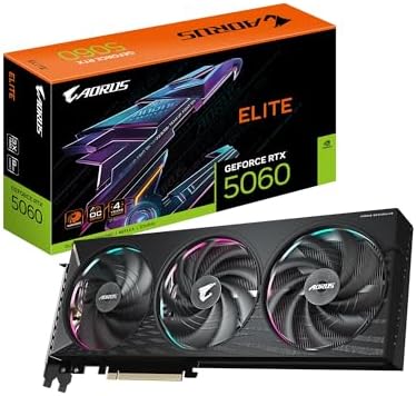 Gigabyte GeForce RTX 4060 Eagle OC 8G Graphics Card  3X WINDFORCE Fans  8GB 128 bit GDDR6  GV N4060EAGLE OC 8GD Video Card